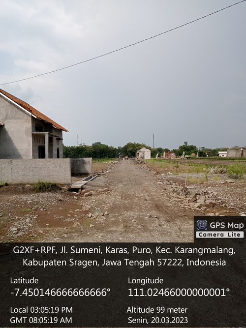 foto posisi tengah perumahan Puri Naraya