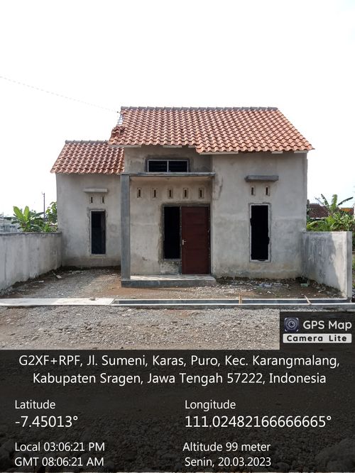 foto contoh rumah perumahan Puri Naraya