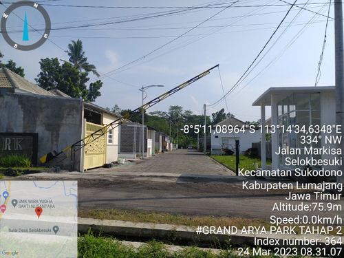 foto gerbang perumahan GRAND ARYA PARK 2