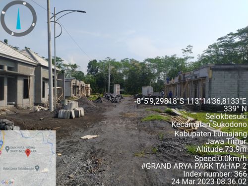 foto posisi tengah perumahan GRAND ARYA PARK 2