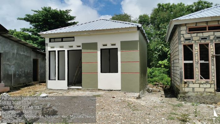 foto tampak rumah tipe 36 perumahan BAK BIRU 2 RESIDENCE