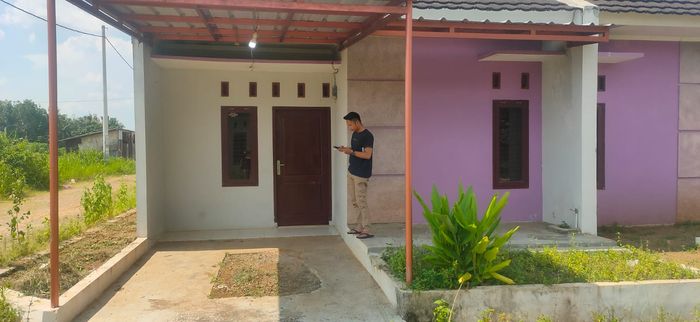 foto tampak rumah tipe subsidi perumahan Perumahan Rajawali