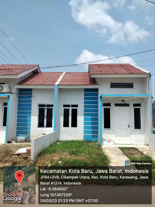 foto contoh rumah perumahan Permata Regency Cikampek