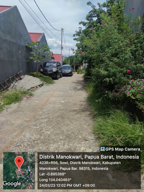 foto posisi tengah perumahan Sowi Indah Residence
