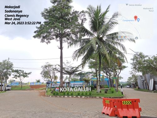 foto gerbang perumahan KOTA GALUH TAHAP VIII