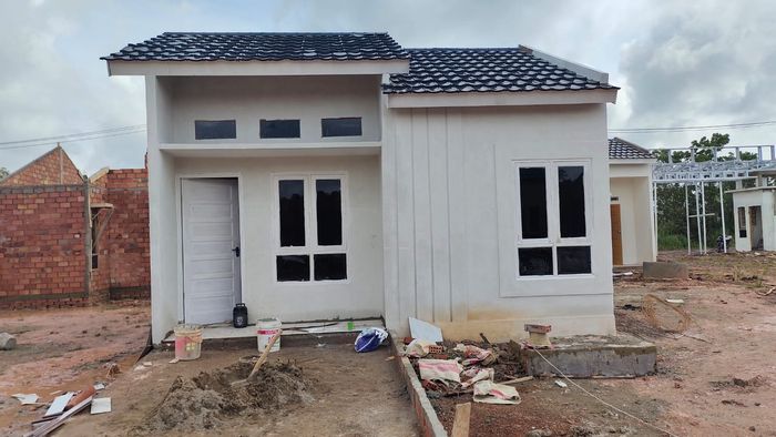 foto tampak rumah tipe JATI perumahan PERUMAHAN CATUR RESIDENCE 2