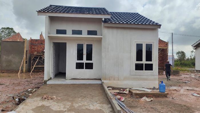 foto tampak rumah tipe CEMARA perumahan PERUMAHAN CATUR RESIDENCE 2