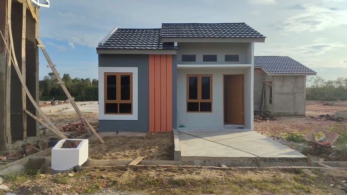 foto tampak rumah tipe PINUS perumahan PERUMAHAN CATUR RESIDENCE 2