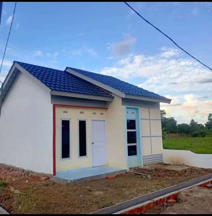 foto tampak rumah tipe 36 perumahan GRAND PRATAMA JAYA 2