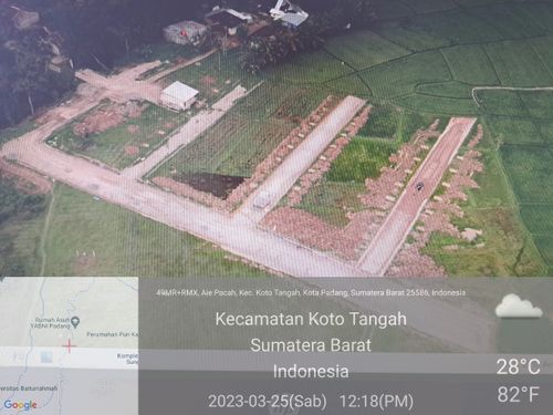 foto posisi tengah perumahan ASIK JAYA RESIDENCE II