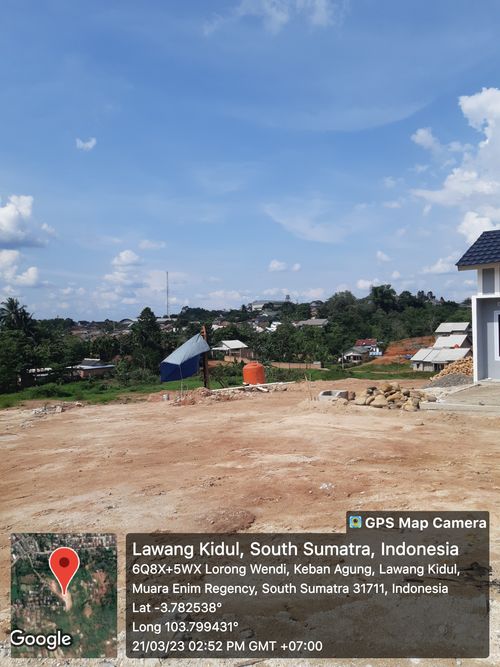 foto posisi tengah perumahan Griya Insan Kamil III