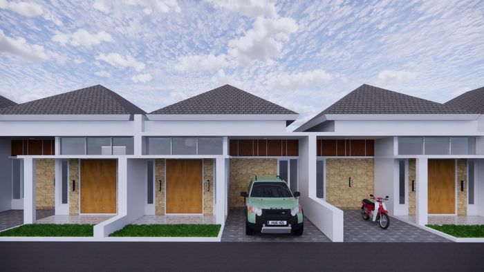 foto tampak rumah tipe SELENIA perumahan GRIYA GADING REGENCY