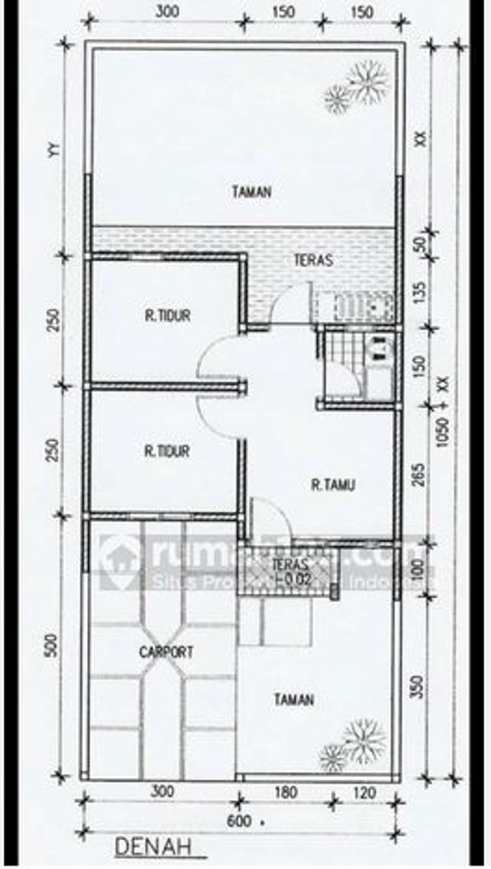 foto denah rumah tipe subsidi perumahan SELIM RESIDENCE III