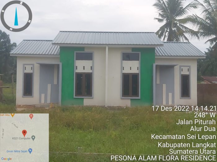 foto tampak rumah tipe 36 perumahan PESONA ALAM FLORA RESIDENCE