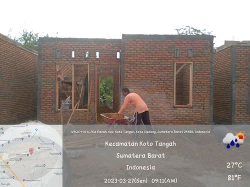 foto contoh rumah perumahan ABI SIMPANG EMPAT