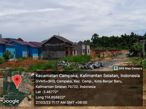 foto posisi tengah perumahan KIRANA RESIDENCE II. TAHAP 2