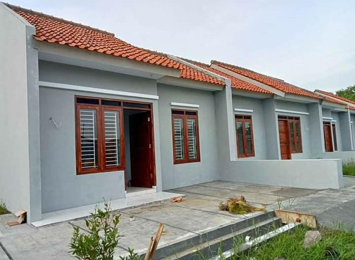 foto tampak rumah tipe 30 perumahan Bumi Citra