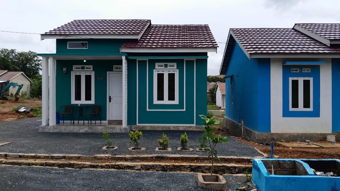 foto tampak rumah tipe 36 perumahan KIRANA RESIDENCE II. TAHAP 2