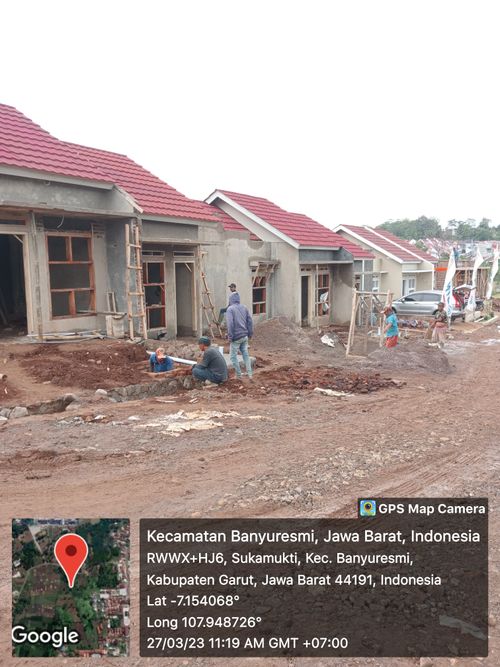 foto posisi tengah perumahan BANYUMUKTI RESIDENCE