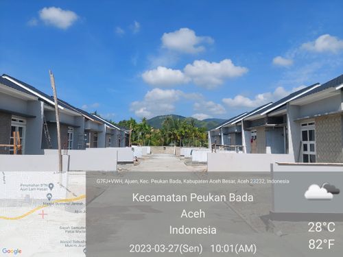 foto posisi tengah perumahan Ayahanda Residence