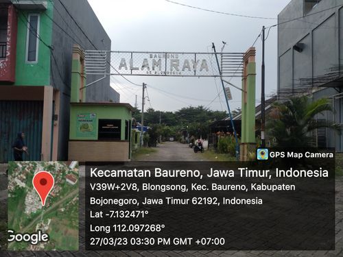 foto gerbang perumahan Baureno Alam Raya