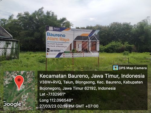 foto posisi tengah perumahan Baureno Alam Raya