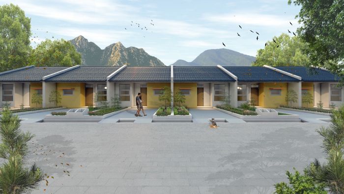 foto tampak rumah tipe 26/60 R6 per 5 Feb 2023 perumahan ALAM SANGGAR INDAH EXTENSION