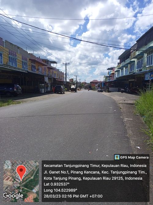 foto posisi tengah perumahan BUKIT RAYA TAHAP 1