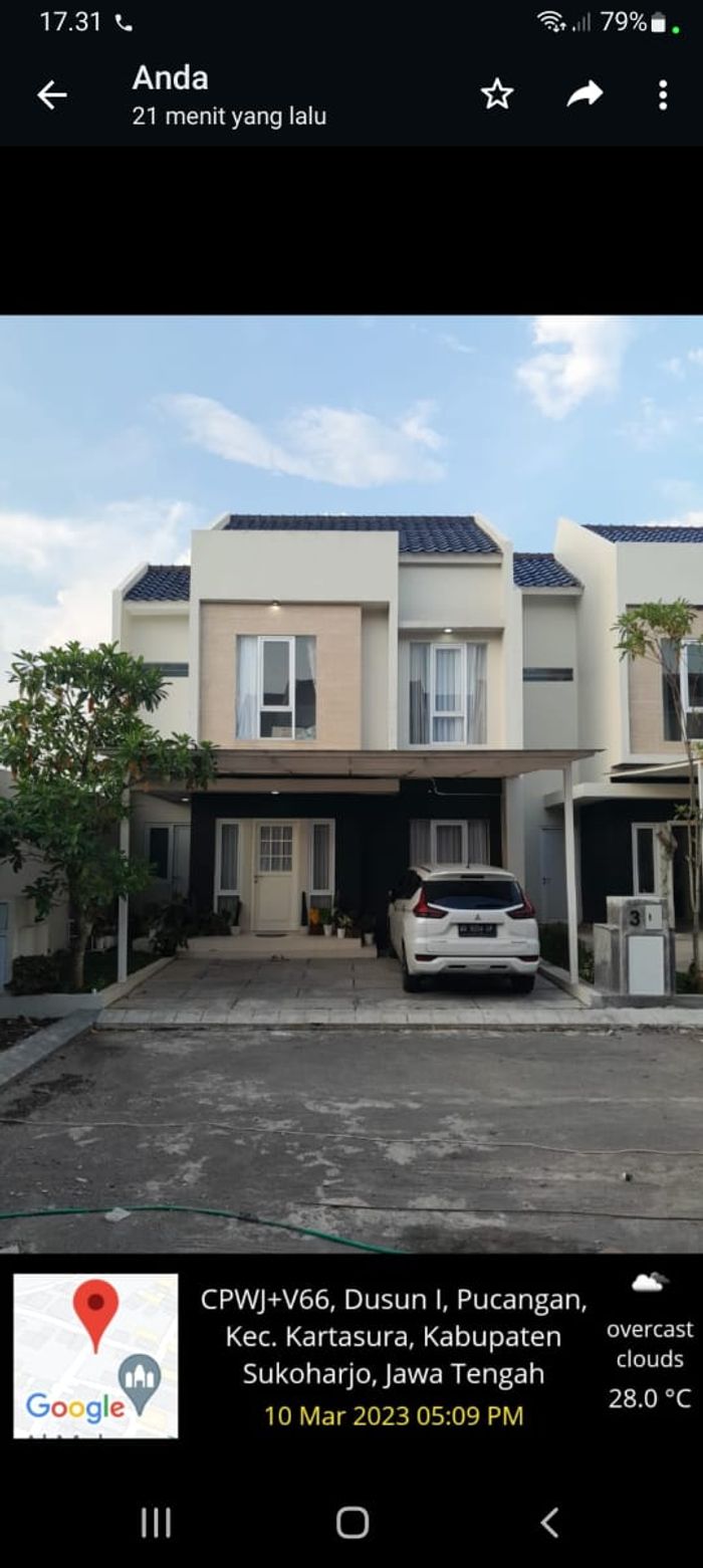 foto denah rumah tipe BELLA perumahan PERMATA PARKVIEW