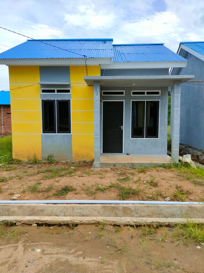 foto tampak rumah tipe 36 perumahan Cendrawasih Green Park 4