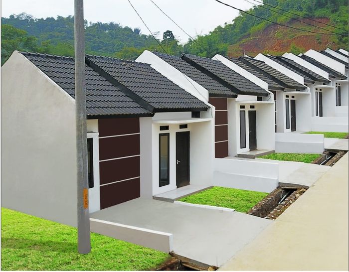 foto tampak rumah tipe 30/72 perumahan Sinar Siliwangi Regency