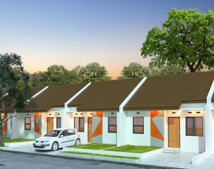 foto tampak rumah tipe 34/84 perumahan KARISMA RESIDENCE BANYURESMI III