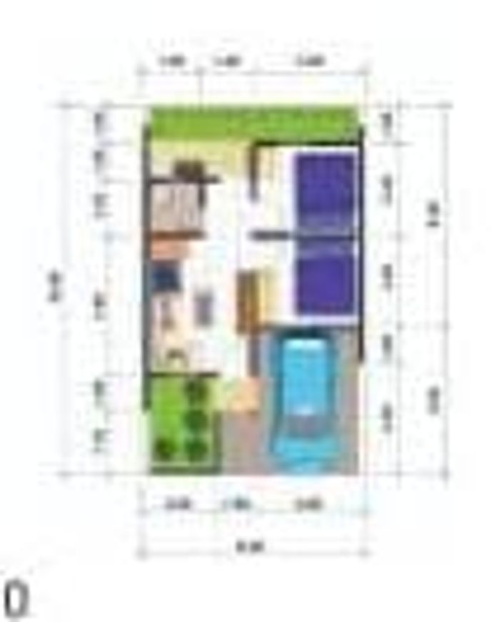 foto denah rumah tipe SUBSIDI perumahan Perumahan Dinamika Lestari Residence