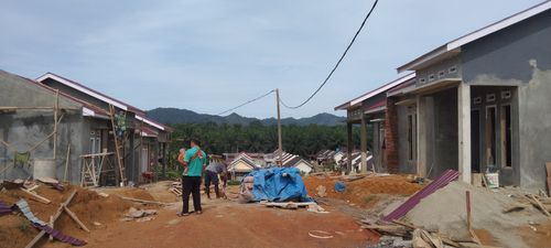 foto posisi tengah perumahan BUKIT SAGO MANDIRI II TAHAP II