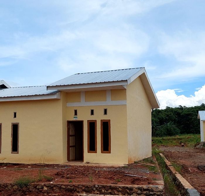foto tampak rumah tipe 36/78 perumahan Bina Sarana Residence 3