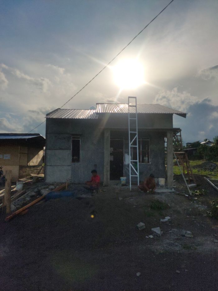 foto tampak rumah tipe 36/96 perumahan Griya Rizky Ardinata