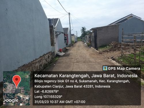 foto posisi tengah perumahan Perumahan Taman Bilqis Regency