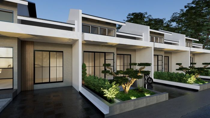 foto tampak rumah tipe 30 perumahan PERUMAHAN MIRA RERGENCY KANDAT KEDIRI