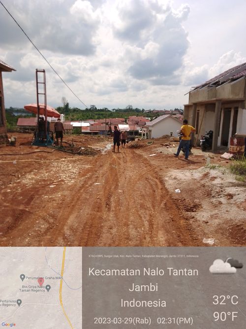 foto posisi tengah perumahan Griya Nalo Tantan Regency