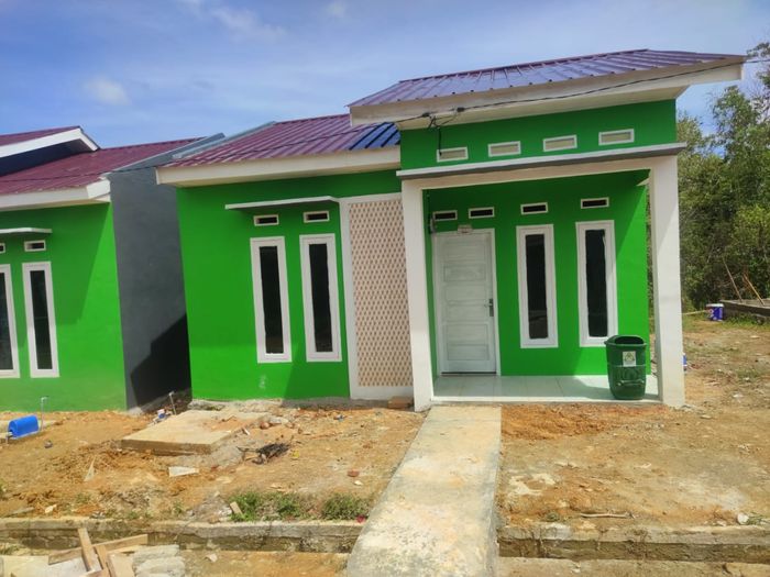 foto tampak rumah tipe 36 perumahan BUKIT SAGO MANDIRI II TAHAP II