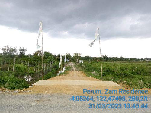 foto gerbang perumahan ZAM RESIDENCE I