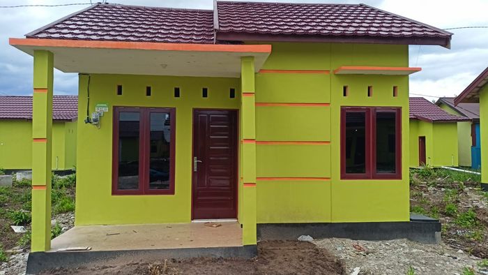 foto tampak rumah tipe 36 SUBSIDI perumahan GRIYA VETERAN INDAH BLOK A.