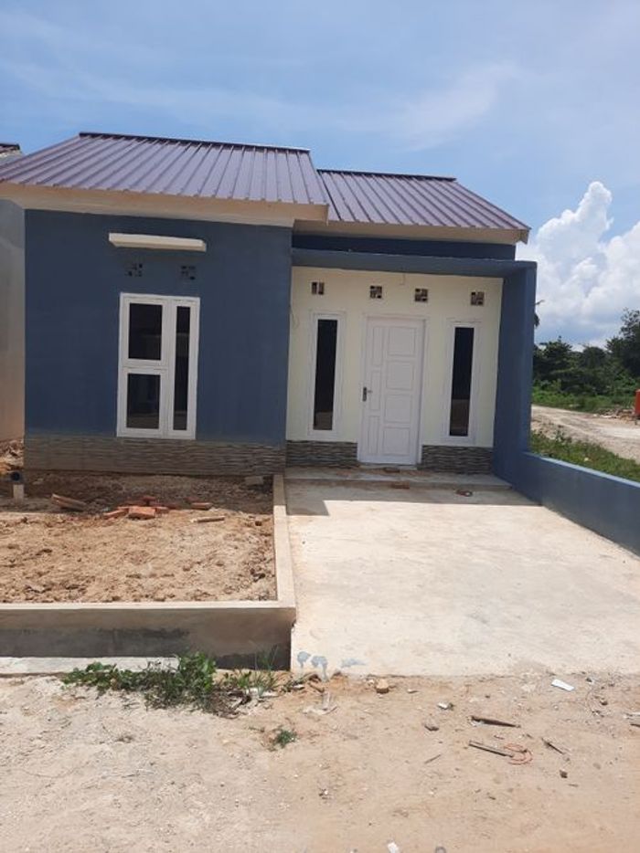 foto tampak rumah tipe 36 perumahan HALUOLEO GARDEN 3