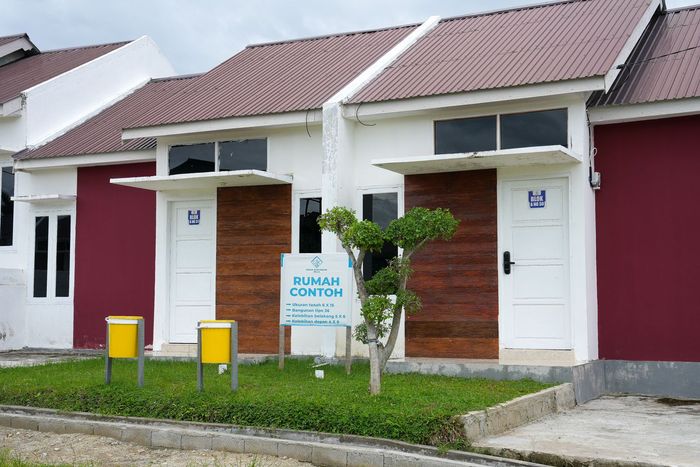 foto tampak rumah tipe 36 perumahan GRAHA KHAYANGAN HILLS