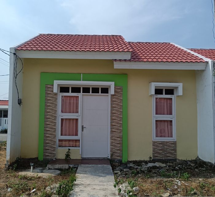 foto tampak rumah tipe 31 AMMOLITE 6 perumahan PERMATA NUSA INDAH CIBITUNG TAHAP III