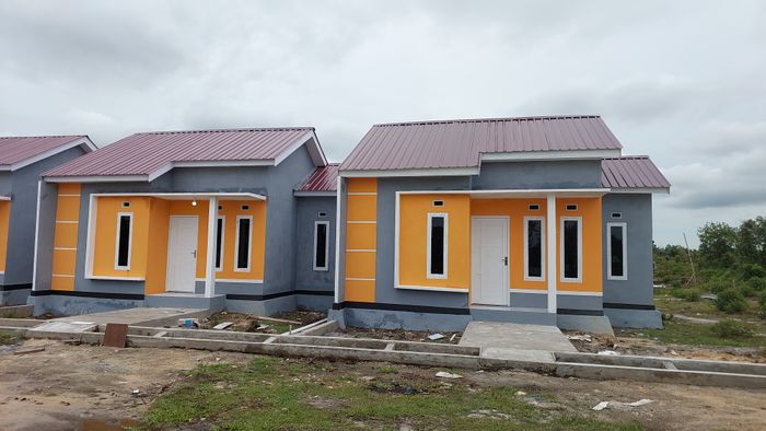 foto tampak rumah tipe SUBSIDI perumahan GRIYA PETUNG INDAH
