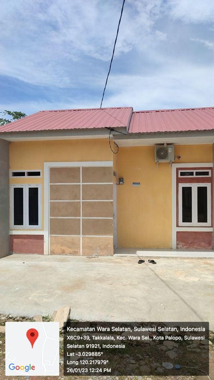 foto tampak rumah tipe 36 perumahan PERUMAHAN GRIYA FATIMAH SEJAHTERA PERMAI
