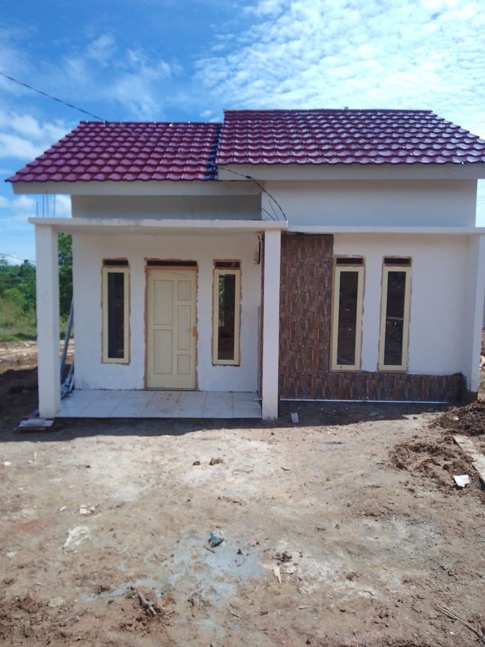 foto tampak rumah tipe 36 perumahan Griya Nalo Tantan Regency