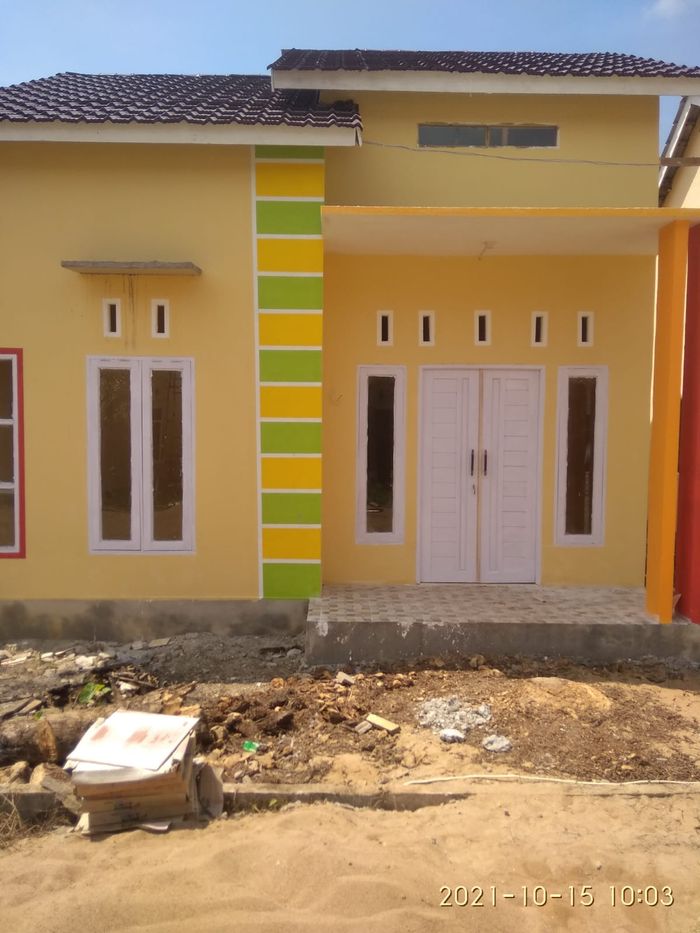 foto tampak rumah tipe 36 perumahan Griya Damai Talim Residence
