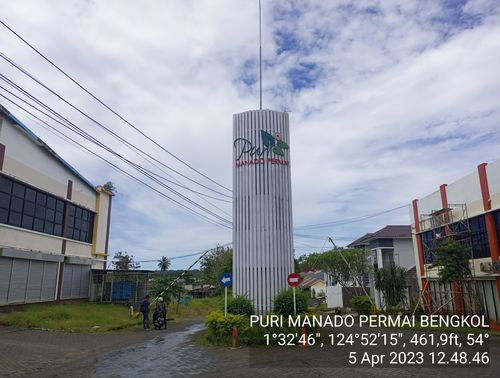 foto gerbang perumahan PURI MANADO PERMAI.